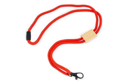 R-PET paracord lanyard Red