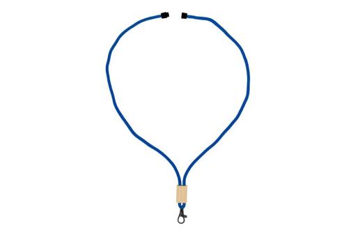 R-PET Kordel-Lanyard Blau