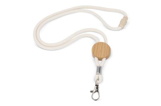 Baumwollkordel Lanyard Natur