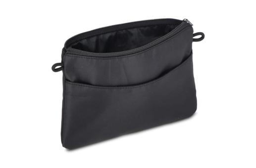 Crossbody Tasche mit Paracord-Gurt Schwarz