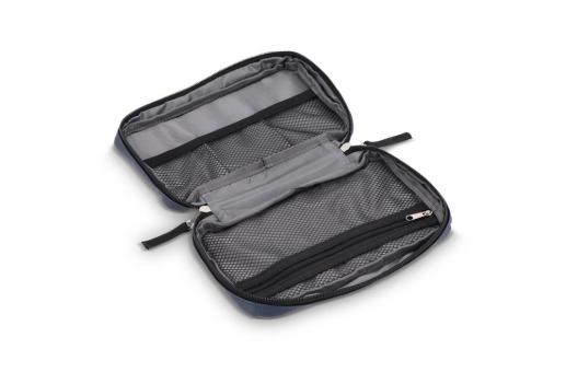 rPET PU-beschichtete 210D Napa-Organizer-Tasche 22 x 13 x 4 cm Dunkelblau