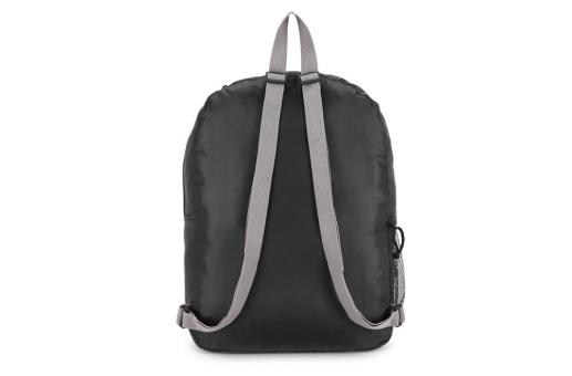 R-PET 190T Leichter Rucksack 30,5 x 12,7 x 42 cm 16 l Schwarz
