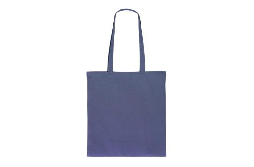 Tasche Bio-Baumwolle Farbe lang 140g/m² 38x42 cm Dunkelblau
