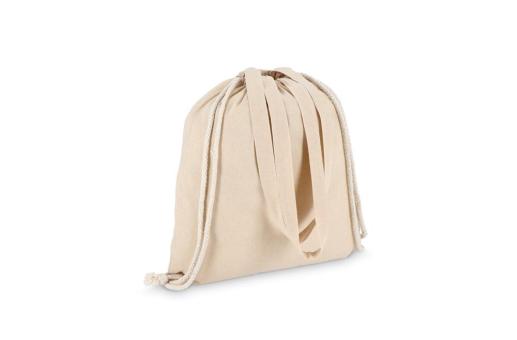 Baumwoll-Tragetasche mit Kordelzug OEKO-TEX® 38 x 42cm 140g/m² Ecru
