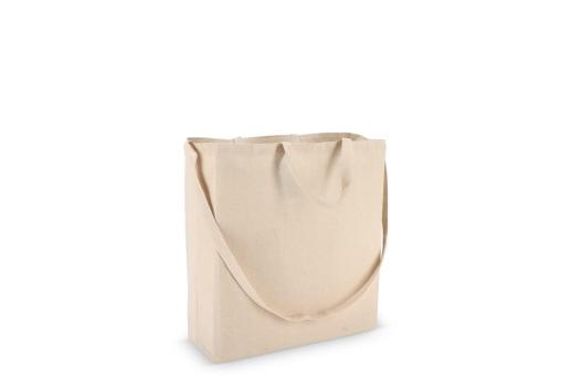 Tragetasche aus Baumwolle OEKO-TEX® 40 x 13 x 44cm 220g/m² Ecru