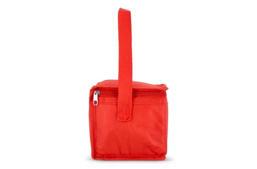 R-PET 6 Can cooler bag non-woven 20x 13 x 12.5cm 75g/m² Red