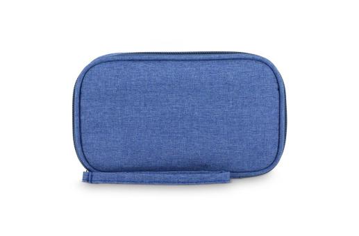 rPET 300D Kora Organizer-Tasche Blau