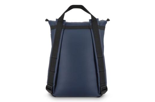 rPET 600D Navi Laptop-Rucksack 36 x 40 x 10 cm Dunkelblau