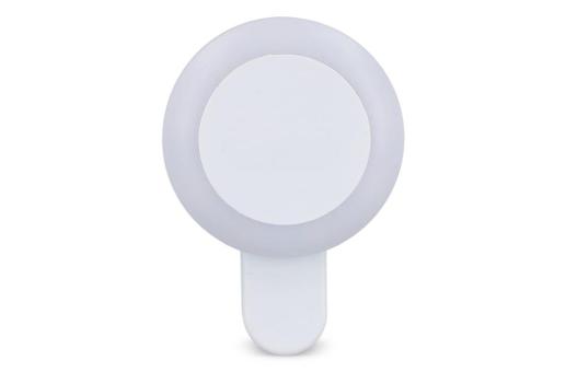 Enjoy Technology Universelle tragbare Selfie-LED-Leuchte mit 3 Helligkeitsstufen Weiß