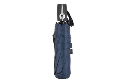 Taman Pongee 21" Faltbarer windproof Regenschirm Auto open & close Dunkelblau