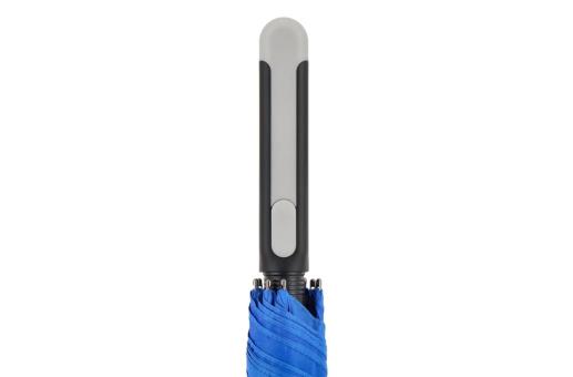 Emerantia 190T Pongee 23" Stockschirm Auto offen Blau