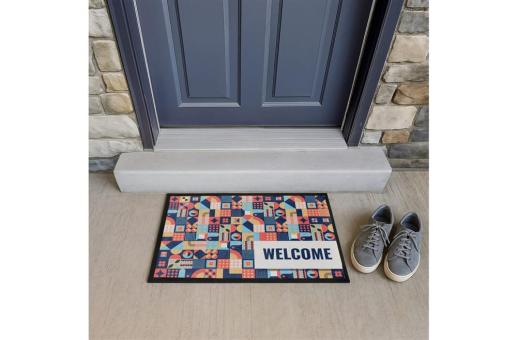 Fußmatte Sublimation 50 x 75 cm Schwarz