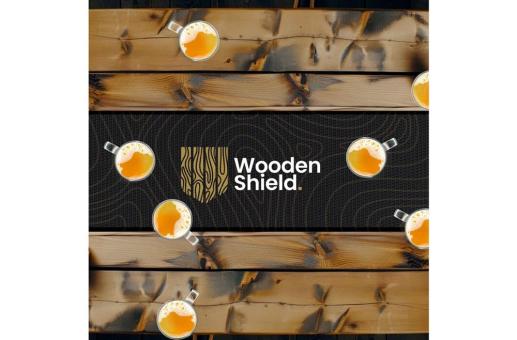 Bar Läufer Sublimation 88 x 25 cm Schwarz