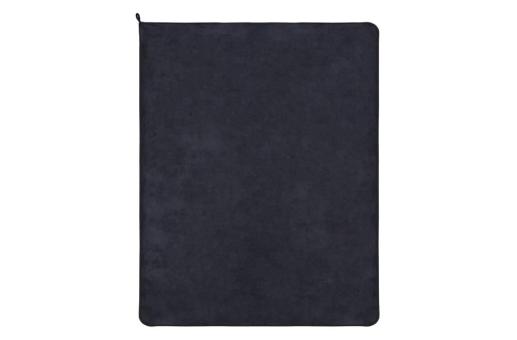 Vliesdecke 120×150 cm, 500 g/m² Korallenvlies, sublimationsdruckfähig. Schwarz