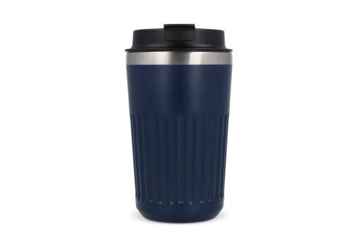 Recycled Stainless steel Thermo coffee to go 400ml Dark blue