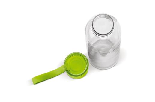Trinkflasche 600ml, grün Grün,transparent