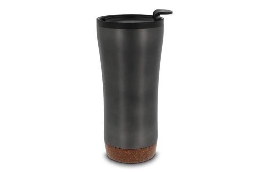 Double walled tumbler cork base 480ml 