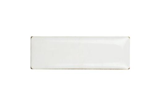 Metall Pin rechteckig 30x10mm Gold