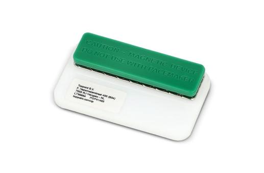 Namensschild mit Magnet 50x30mm Weiß
