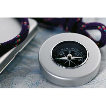 Target nautical compass Flat silver