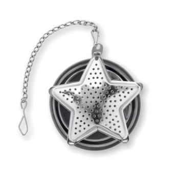 STARFILTER Tea filter in star shape Flat silver