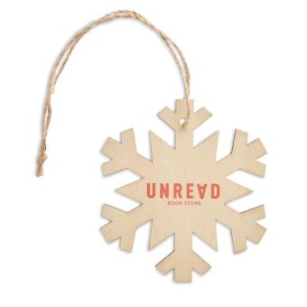 NEUY Snowflake Tree hanger Timber