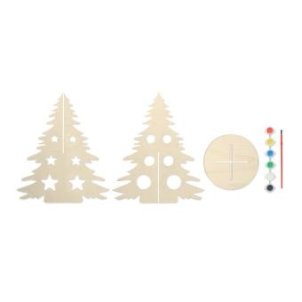 TREE AND PAINT DIY wooden Christmas tree Timber