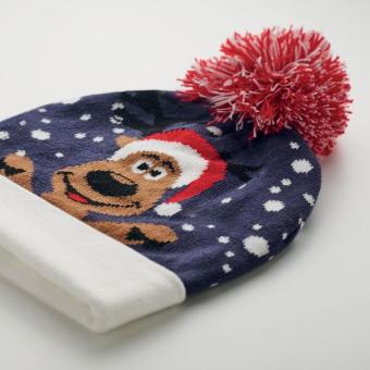 SHIMAS HAT Christmas knitted beanie Aztec blue