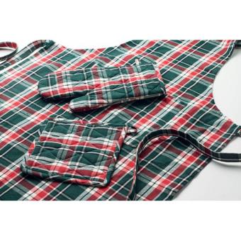 SANTAPRON Küchen-Set Baumwolle Mehrfarbig