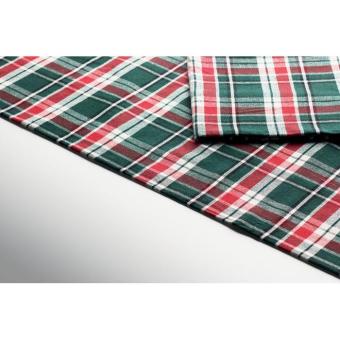 SANTABLE Chequer cotton tablecloth set Multicolor