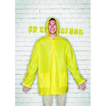 BLADO PVC raincoat with hood Yellow
