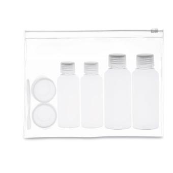 AIRPRO Travelling pouch with bottles Transparent