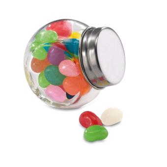 BEANDY Glass jar with jelly beans     KC7103 Multicolor
