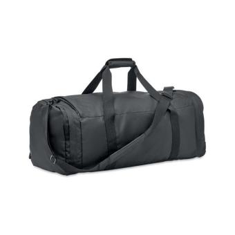 VALLEY DUFFLE Large sports bag in 300D RPET Black