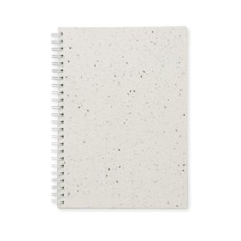 SEED RING A5 seed paper cover notebook White