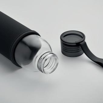 EBOR Flasche recyceltes Glas 500 ml Schwarz