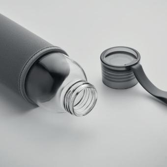 EBOR Flasche recyceltes Glas 500 ml Grau