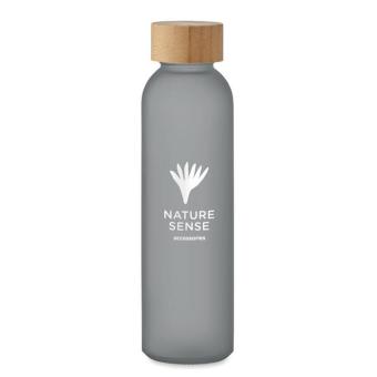 ABE Frosted glass bottle 500ml Transparent grey