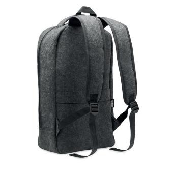 LLANA 13" Laptop Rucksack RPET-Filz Steingrau