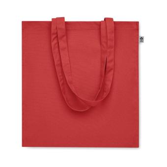 BENTE COLOUR Organic cotton shopping bag Red