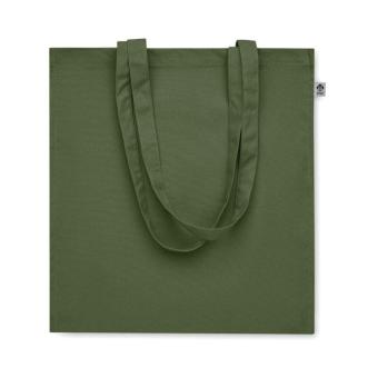 BENTE COLOUR Organic cotton shopping bag Green