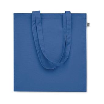 BENTE COLOUR Organic cotton shopping bag Bright royal