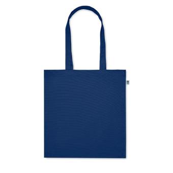 BENTE COLOUR Organic cotton shopping bag Aztec blue