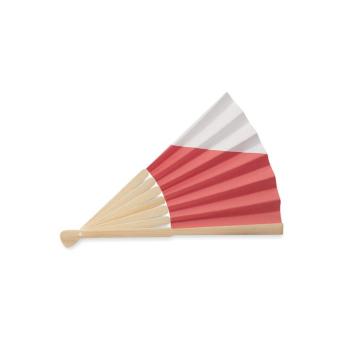 FUNFAN Manual fan flag design White