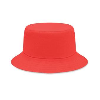 MONTI Brushed 260gr/m² cotton sunhat Red