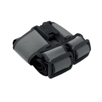 ALLVISIBLE+ Reflektierende Gürtelweste B3 Schwarz