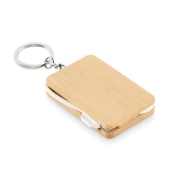 BUPOW Key ring charging cable Timber