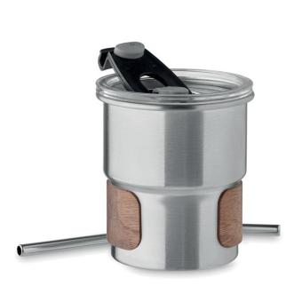 MATE Einwandiger Becher 260 ml Silber matt
