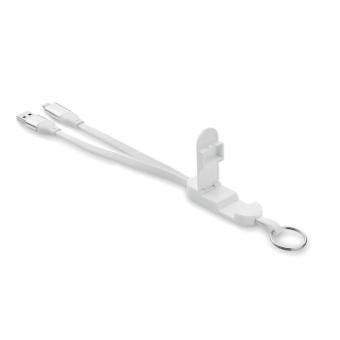 CABO Schlüsselring mit 60W Kabel Weiß