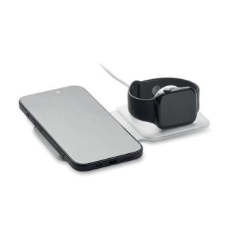 FLIP 2in1 faltbare Ladestation 15W Weiß
